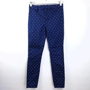 Tinsel Navy Blue Polka Dot Women's Crop Pants Size 25